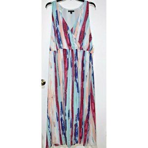 Women’s Dress 1X INC Maxi Color Bloom Sun $130